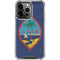 Guam Flag Dark Wood iPhone 16 Pro Max Clear Case